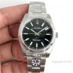 Swiss Copy Rolex Oyster Perpetual Stainless Steel Black Dial Watch - Highest Quality AR Factory Rolex